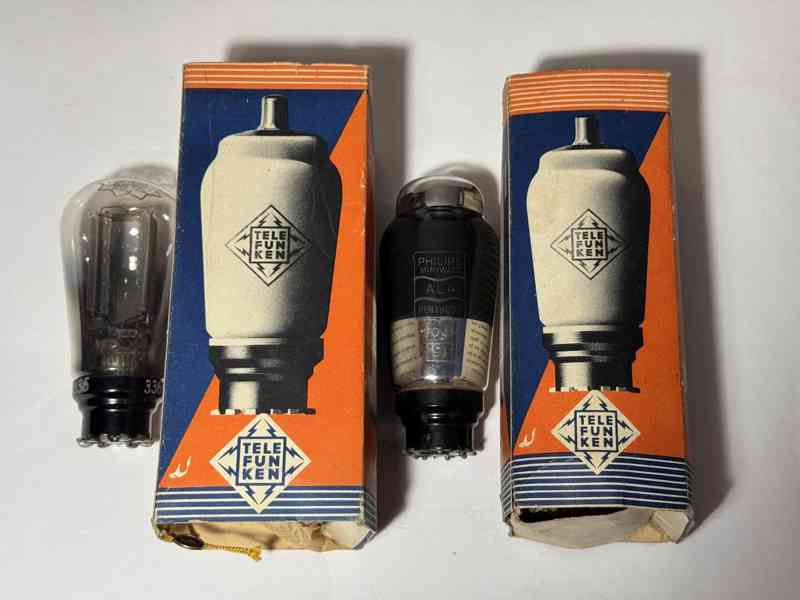Elektronky Telefunken AZ1, Philips AL4