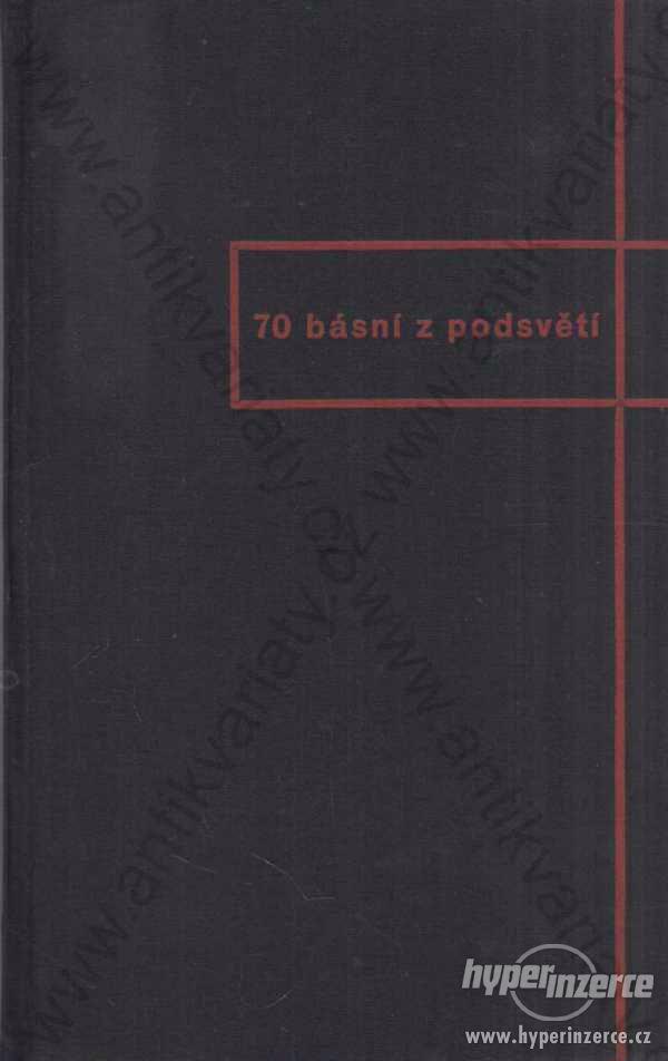 70 básní z podsvětí Fr. Borový, Praha 1938 - foto 1