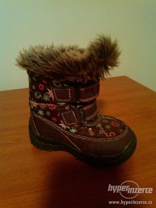 Zimní dívčí boty - foto 3