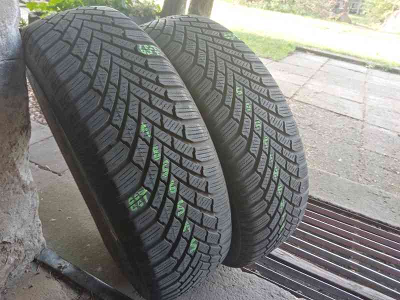 Zimní pneu 2kusy 185/65/15 vzorek 90% CONTINENTAL - dobírka - foto 1