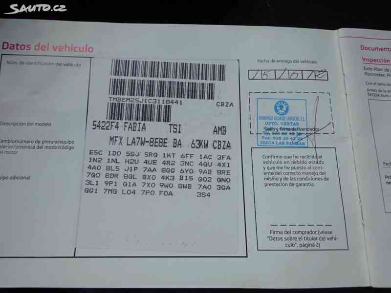 Škoda Fabia 1.2 TSI r.v.2012 (63 kw) stk:8/2026 - foto 17