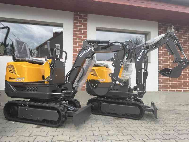 Bagr CR07 - loncin, minibagr - foto 3