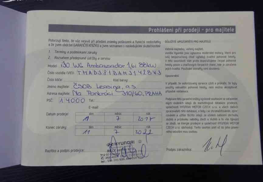 Hyundai i30 1.6i Combi r.v.2017 (88 kw) 2.Maj.ser.kníž.ČR - foto 17