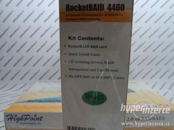 Raid řadič HighPoint RocketRAID 4460 KIT Nové - foto 7