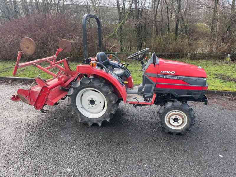 Traktor Mitsubishi MT160 s rotačním kultivátorem - foto 2