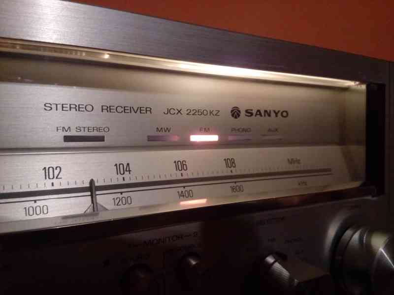 ♫ Vintage stereo receiver Sanyo JCX-2250 KZ, MADE IN JAPAN ♫ - foto 7