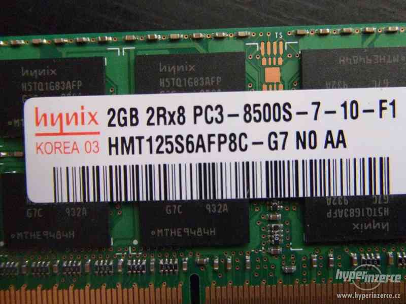 Hynix 2GB RAM DDR3 operační paměť pro notebooky - foto 2