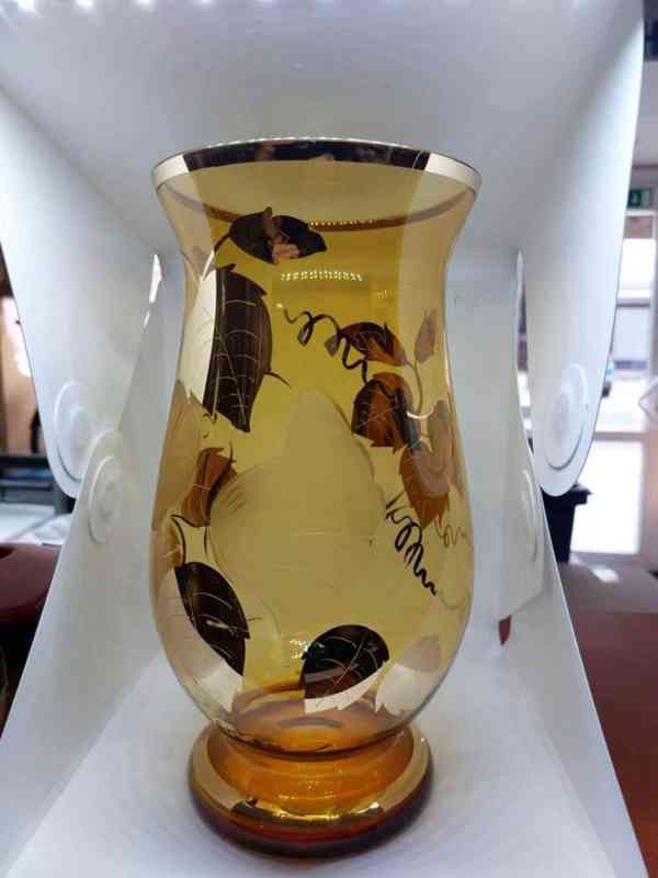Váza AMBER žlutá - foto 4