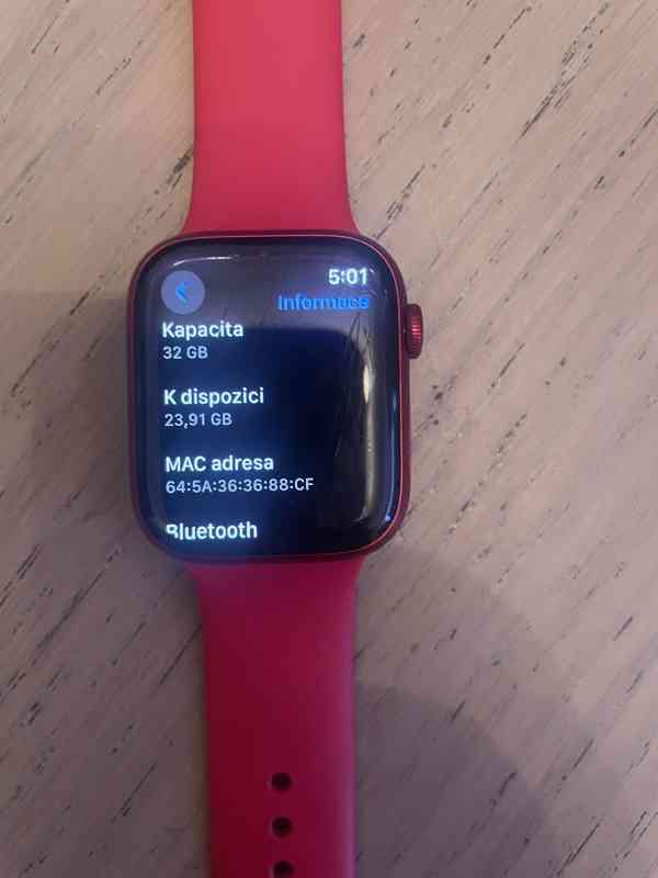 Apple Watch 7 45mm Red - foto 10