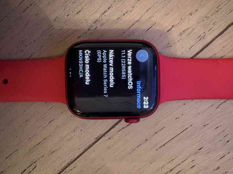 Apple Watch 7 45mm Red - foto 2