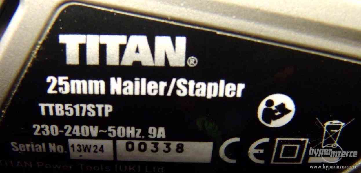 Titan TTB517STP 25mm kordová naviják / sešívačka 240V - foto 5