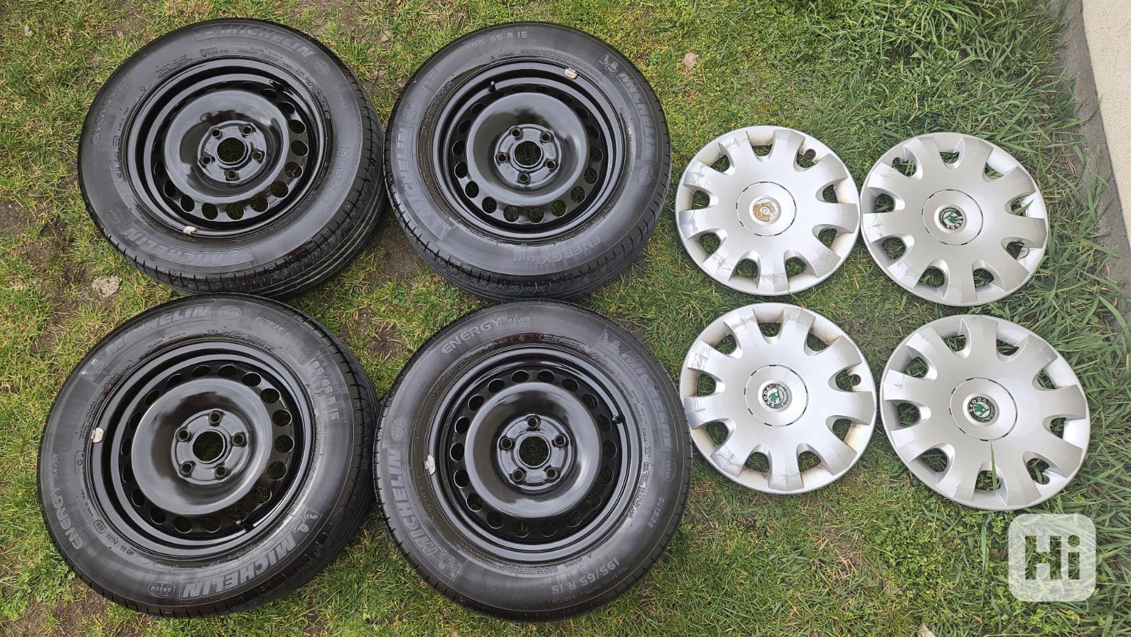 Škoda Octavia letní kola pneumatiky Michelin 195/65R15 disky - foto 1