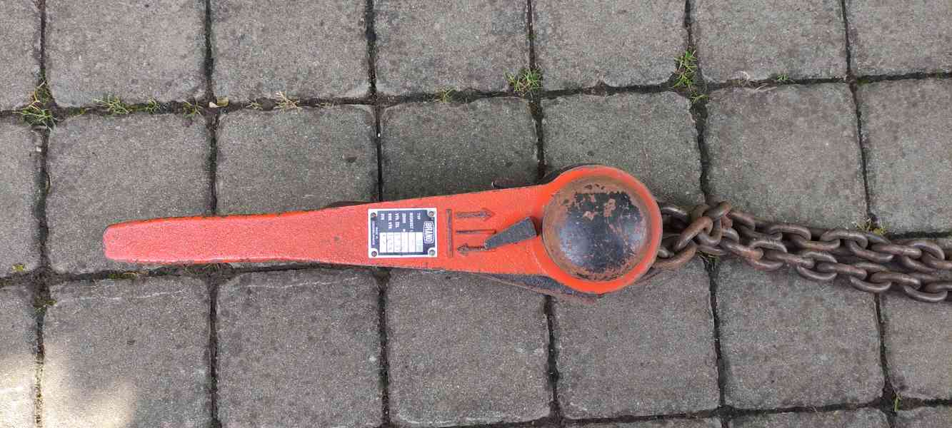 Prodám pákový řetězový hupcuk Brano 1,6 t - foto 2