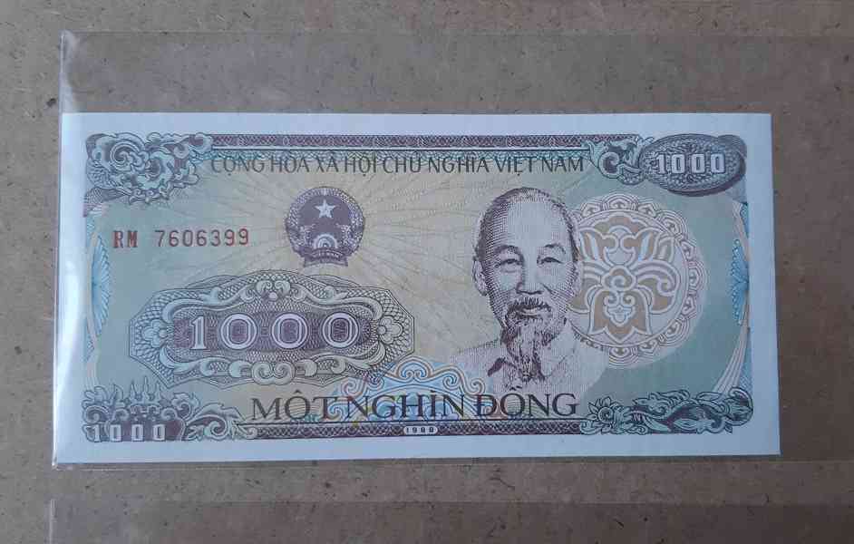 Konvolut sada bankovky Vietnam Dong - foto 5