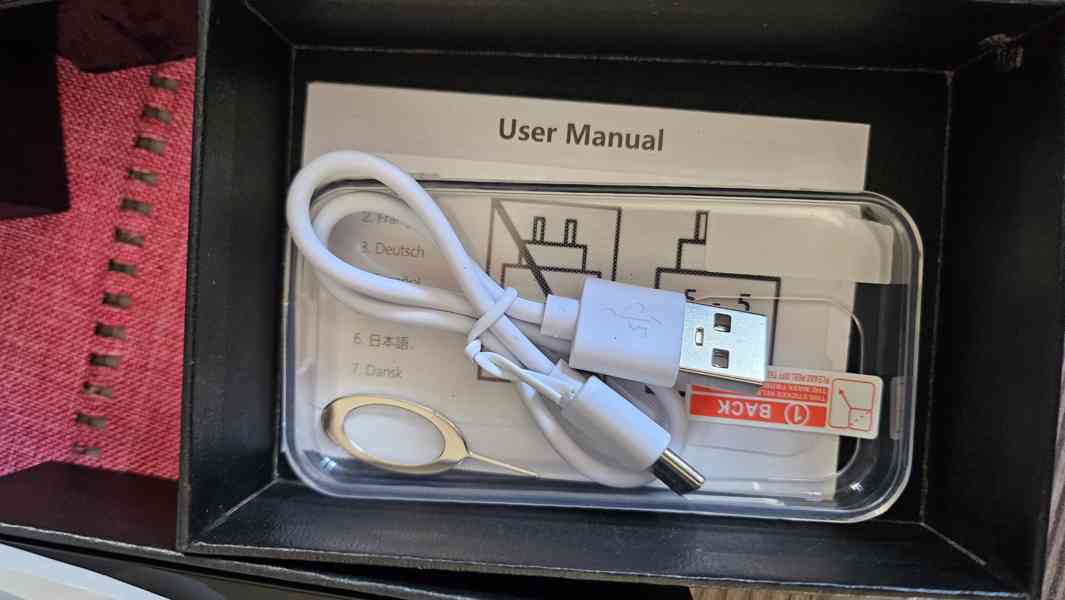 Mobil smartphone mini růžový - nový - foto 3