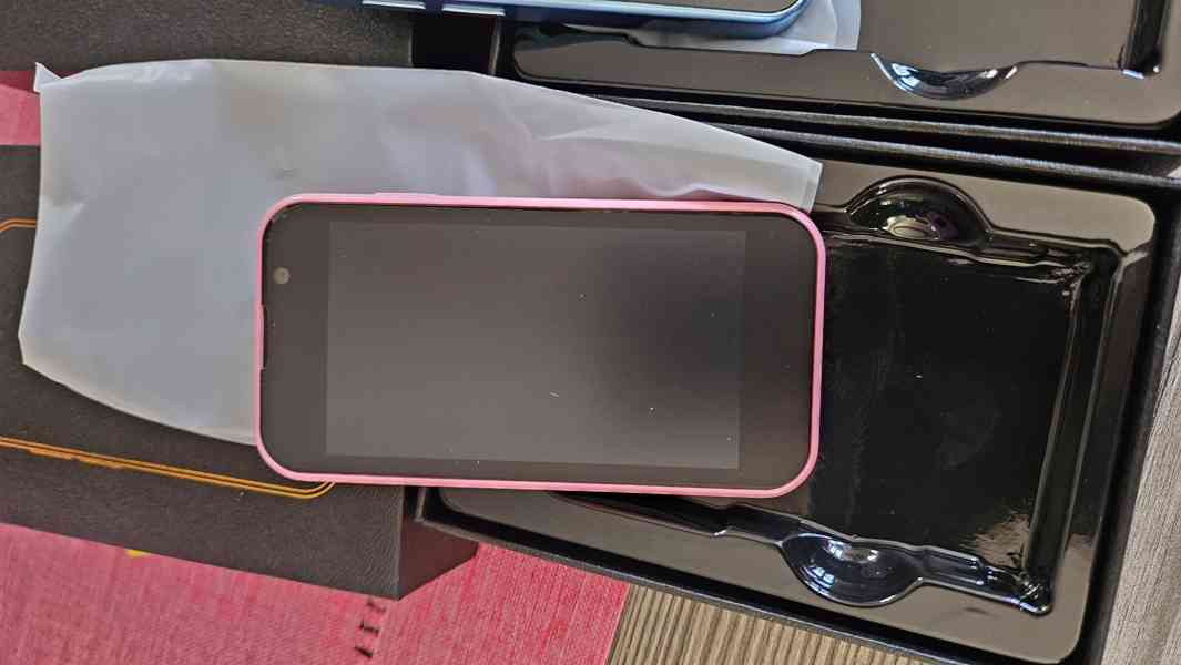 Mobil smartphone mini růžový - nový - foto 2