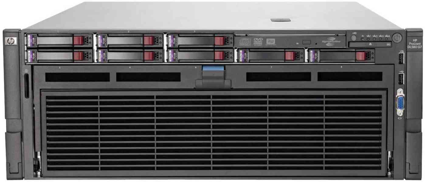 HP ProLiant DL580 G7 4U Rack Server 4xCPU 32C/64T - foto 1