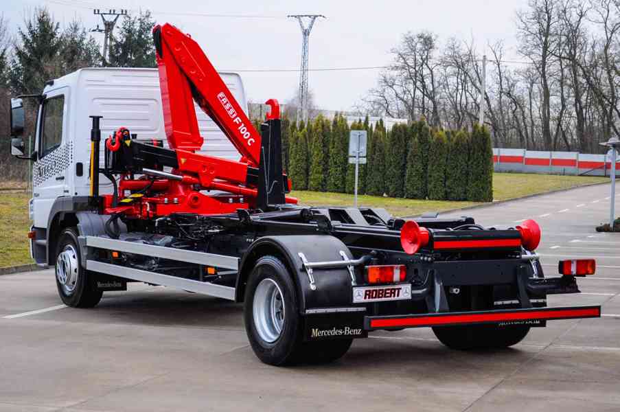 MERCEDES ATEGO 1524 HÁKOVÝ NOSIČ KONTEJNERŮ + HYDR. RUKA - foto 5