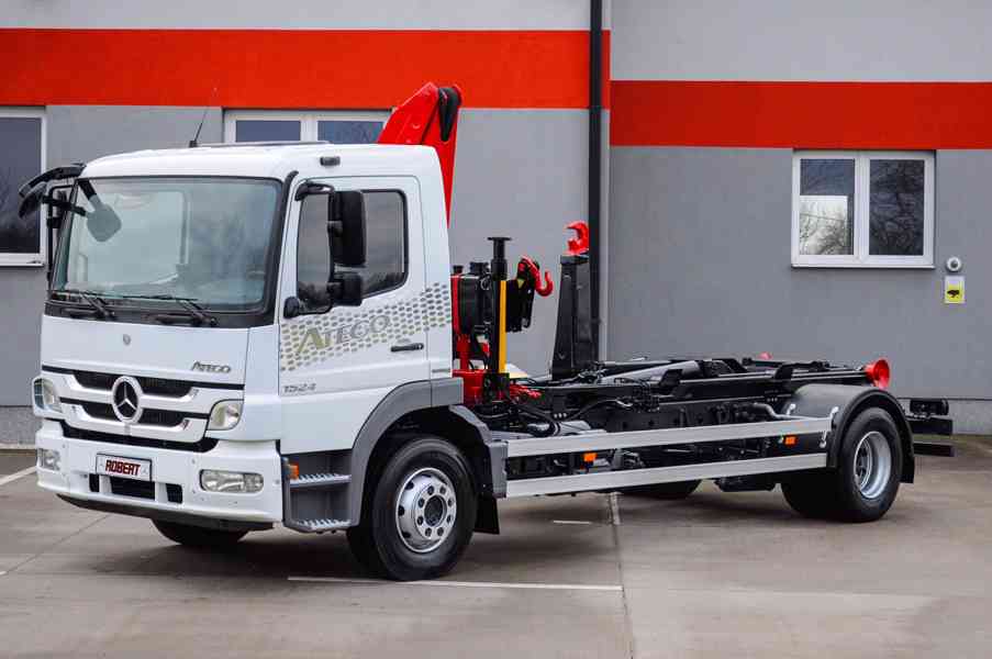 MERCEDES ATEGO 1524 HÁKOVÝ NOSIČ KONTEJNERŮ + HYDR. RUKA - foto 3