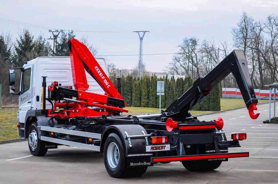 MERCEDES ATEGO 1524 HÁKOVÝ NOSIČ KONTEJNERŮ + HYDR. RUKA - foto 78