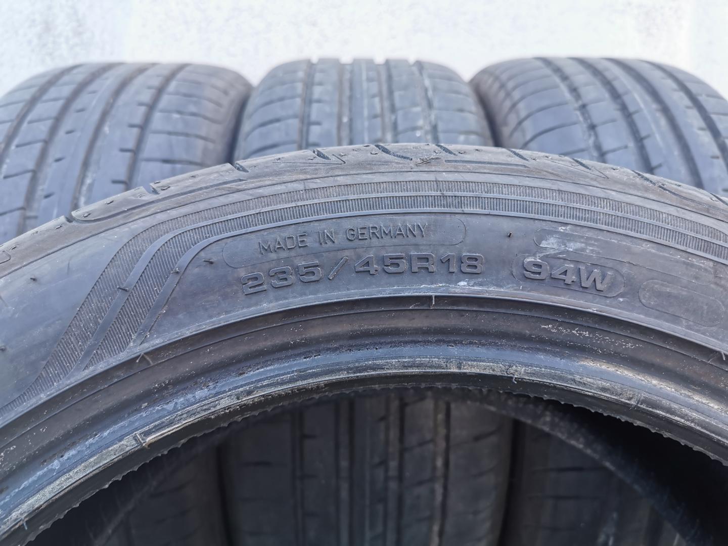235/45R18 94W GOODYEAR letní pneumatiky 8,5mm. - foto 1