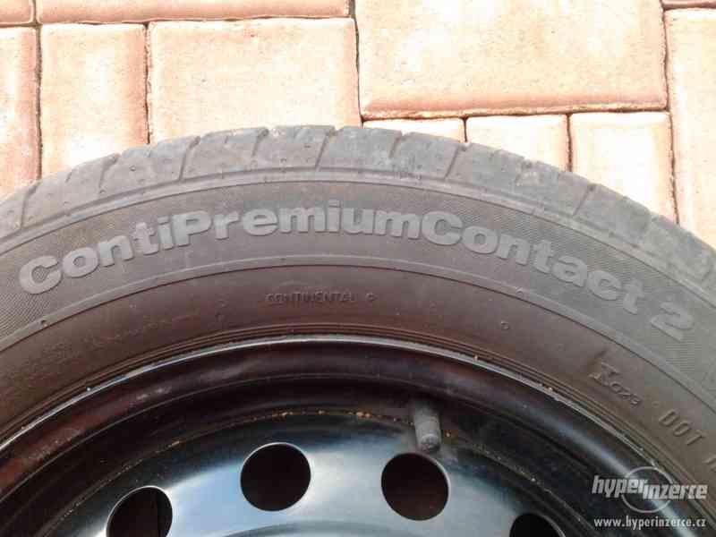 Značkové letní pneu Continental vč. disků 185/60 R15 - foto 2