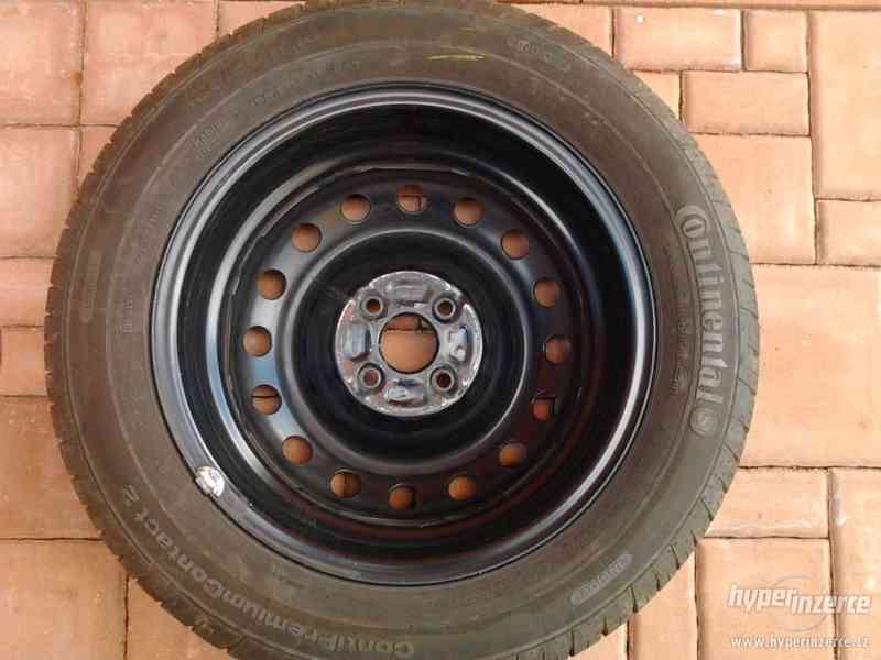 Značkové letní pneu Continental vč. disků 185/60 R15 - foto 3