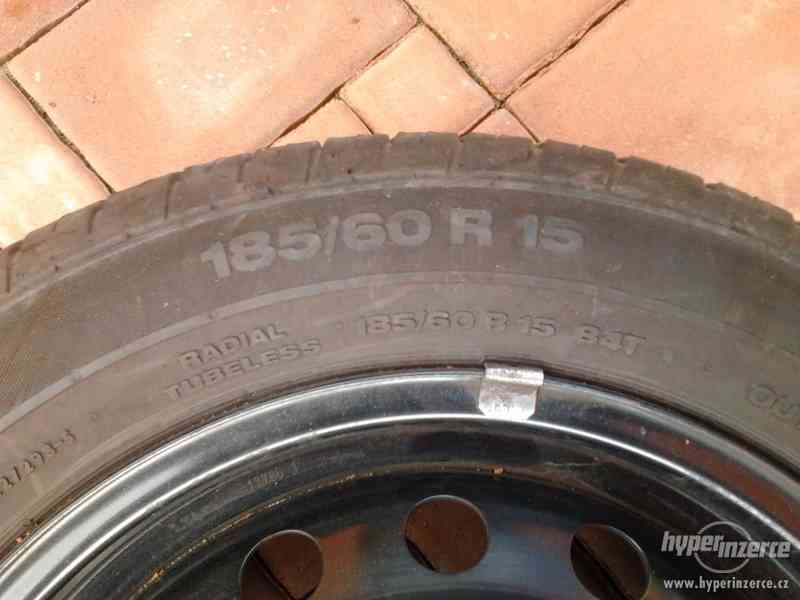 Značkové letní pneu Continental vč. disků 185/60 R15 - foto 5
