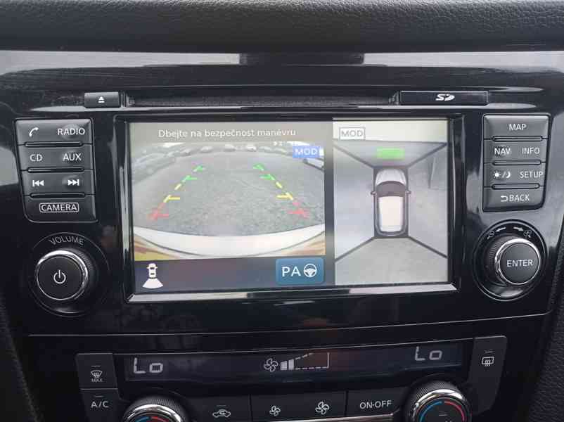 Nissan Qashqai 1.6 dCi Výhřev/360°/Navi/1Maj - foto 38