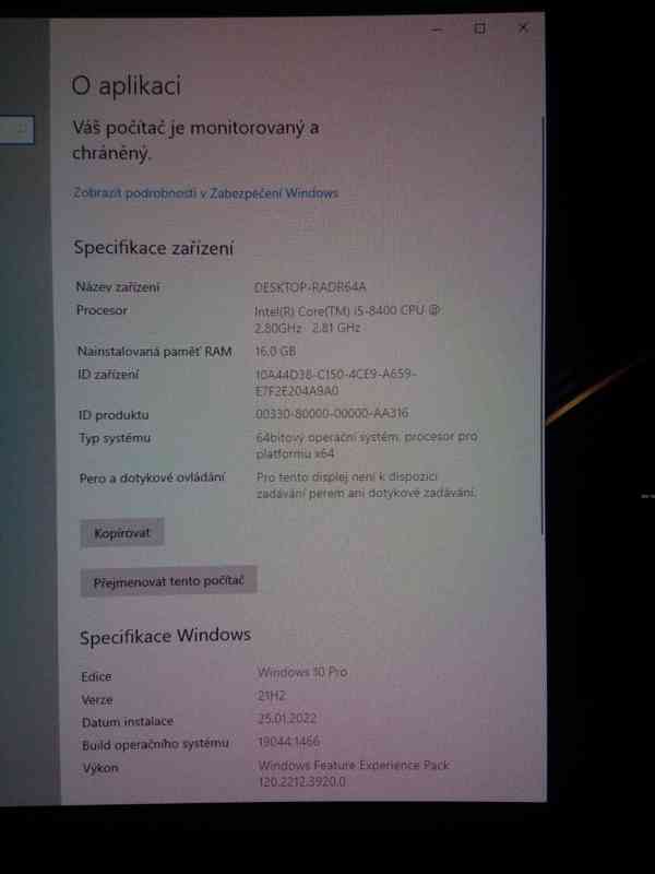 HERNÍ PC INTEL i5-8400, 16GB RAM, GTX 770 OC, SSD, WIN10 PRO - foto 9
