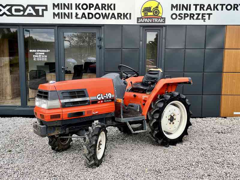 Kubota GL 19, 4x4, traktor, rewers, JAPAN TRAK - foto 3
