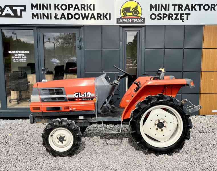 Kubota GL 19, 4x4, traktor, rewers, JAPAN TRAK - foto 2