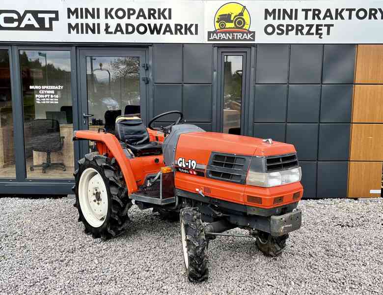 Kubota GL 19, 4x4, traktor, rewers, JAPAN TRAK