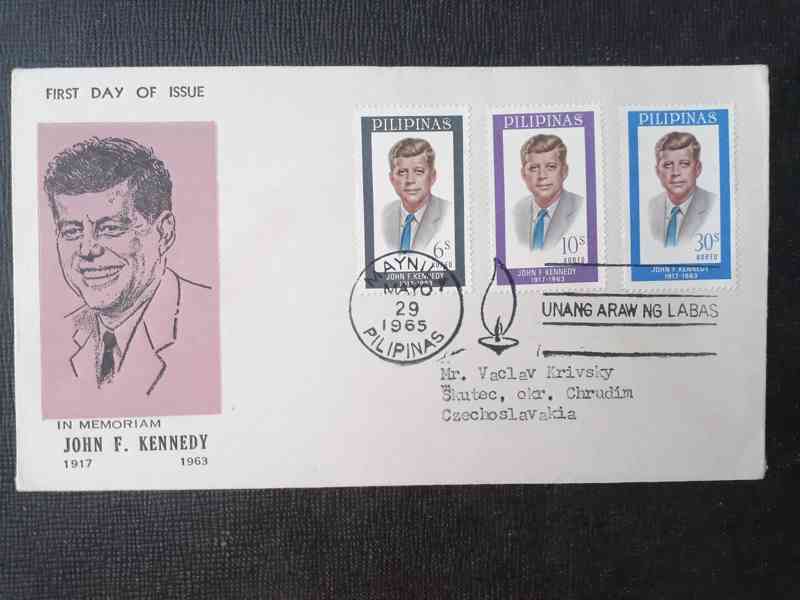 Kennedy J. F. in Memoriam 1963 - obálka FDC - foto 1