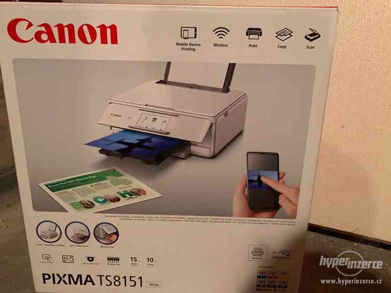 Tiskárna CANON Pixma TS8151 - bílá - foto 6