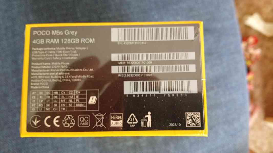 POCO M5s 4GB/128GB Grey NOVÝ, NEROZBALENÝ (V FÓLII - foto 2