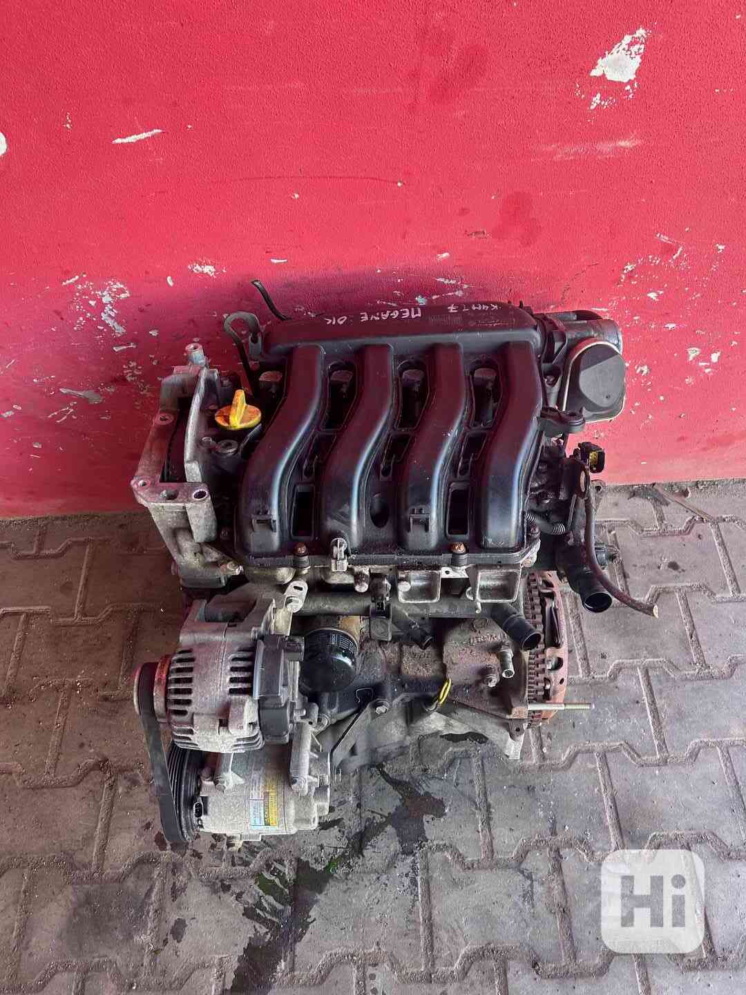 Motor 1,6 16V 83KW K4M T7 Megane kompletní prodám - foto 1