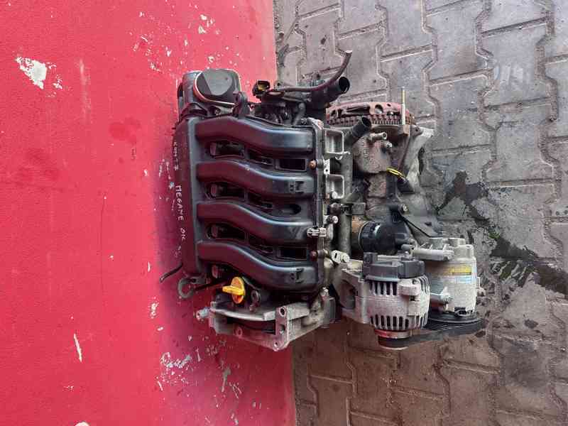 Motor 1,6 16V 83KW K4M T7 Megane kompletní prodám