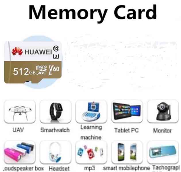 Paměťová karta Micro SDXC 512 GB+ adaptéry - foto 3