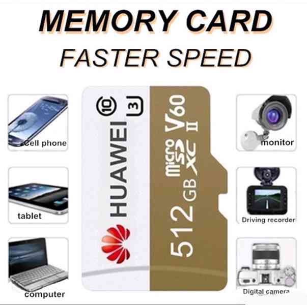 Paměťová karta Micro SDXC 512 GB+ adaptéry - foto 7