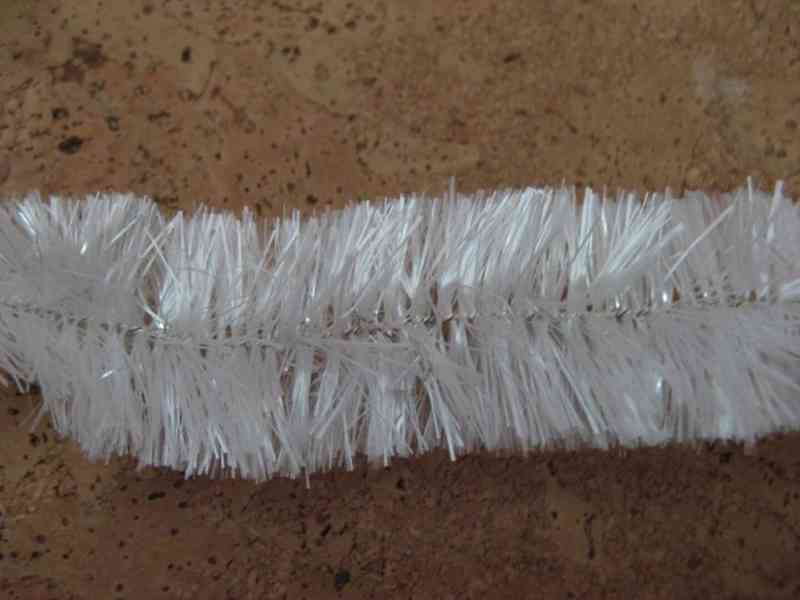 STARÉ VÁNOČNÍ LAMETOVÉ ŘETĚZY – 12kusů x 1,20m - foto 6