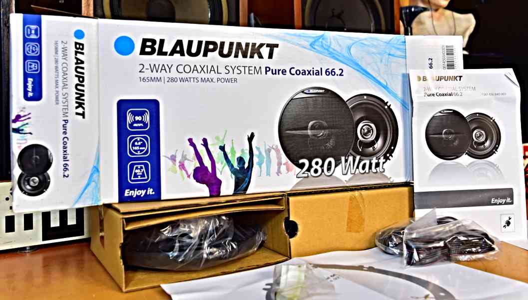 BLAUPUNKT Pure Coaxial 66.2 dvoupásmové reproduktory do auta