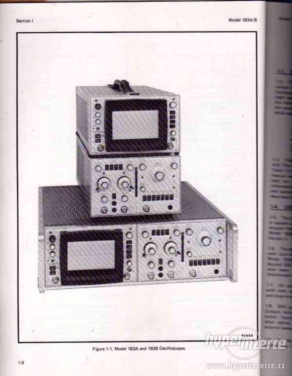 Hewlett Packard dvoukanálový osciloskop HP 183A/B - foto 1