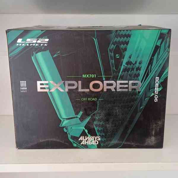 Enduro / silniční přilba LS2 Explorer Carbon - foto 14