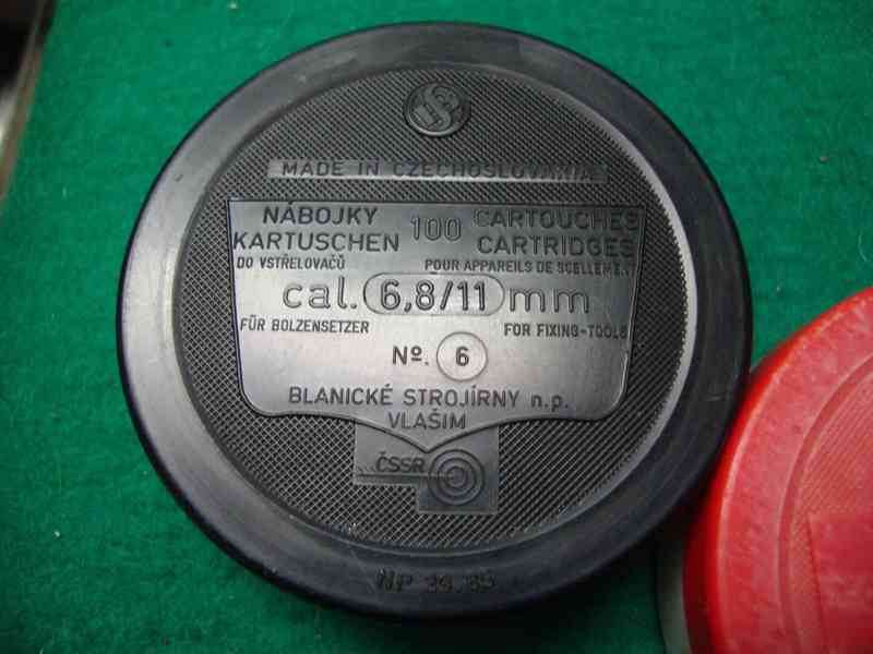 5x krabička nábojky do pistole na hřebíky vstřelovač hřebíků - foto 2