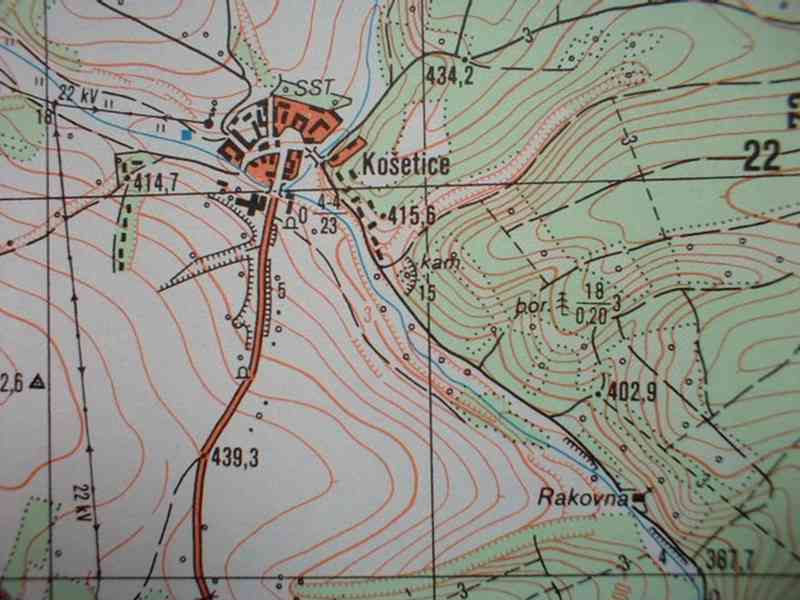 Vojenská profesionální tajná mapa Bedněves 1:25 - foto 8
