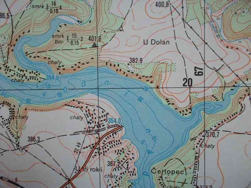 Vojenská profesionální tajná mapa Bedněves 1:25 - foto 2