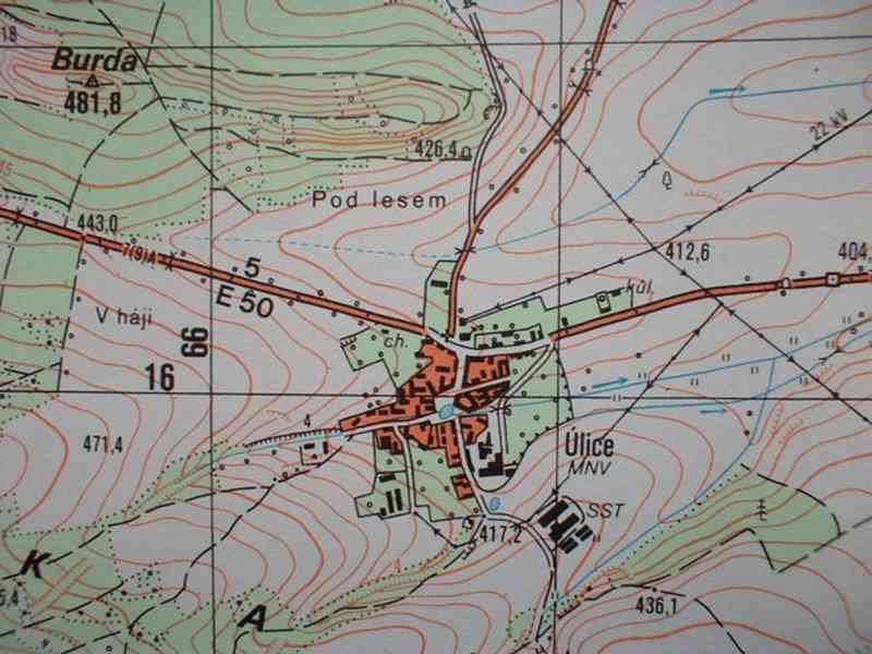 Vojenská profesionální tajná mapa Bedněves 1:25 - foto 4