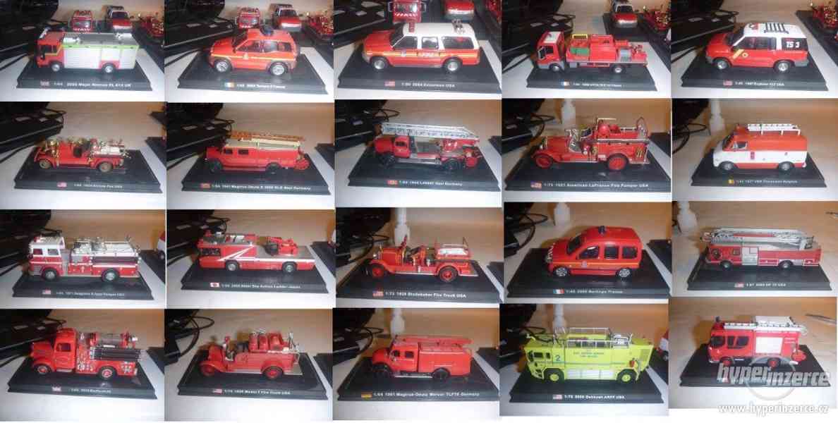 kompletní sbírka 63kusů hasičských automobilů - foto 1