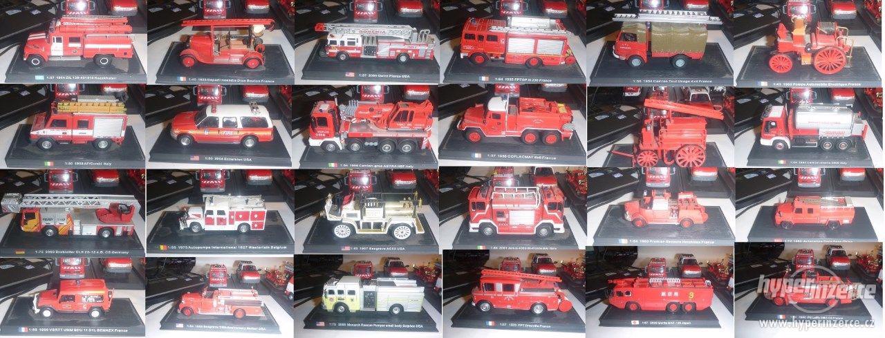 kompletní sbírka 63kusů hasičských automobilů - foto 2